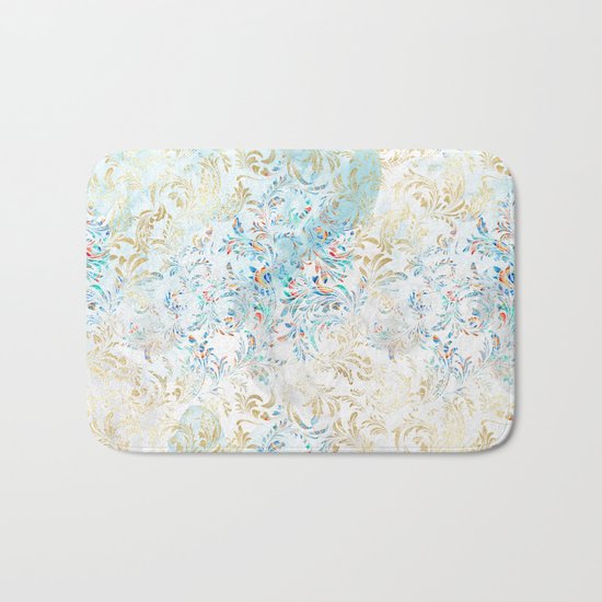 Feather peacock #15 Bath Mat