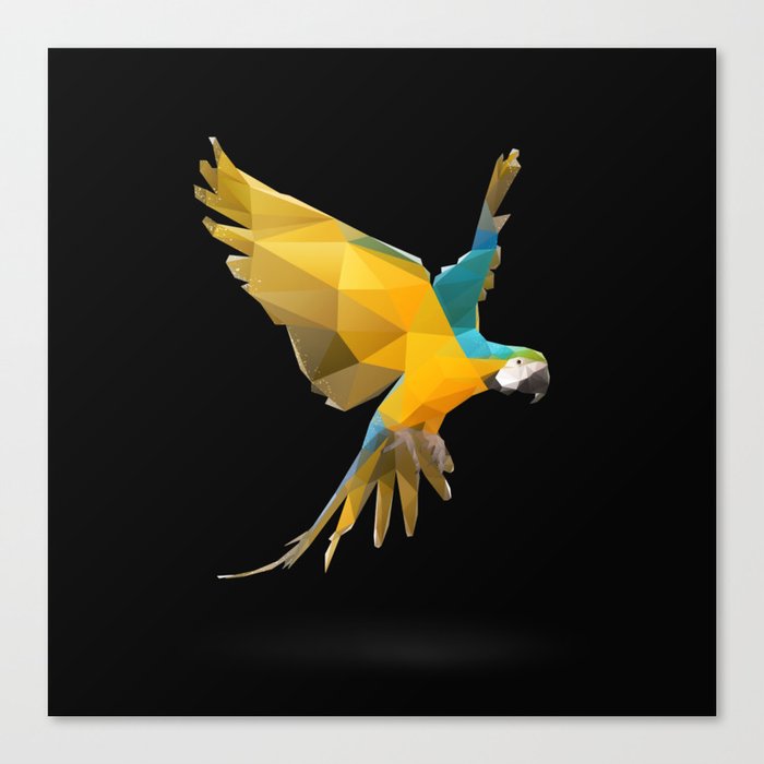Macaw. Canvas Print