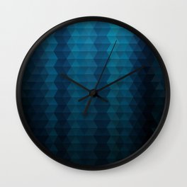 Abstract triangle background Wall Clock