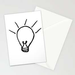 Lightbulb Stationery Cards