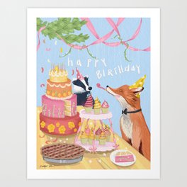 Happy Birthday Art Print