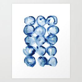 Jellyfish | Watercolour Pattern Art Print