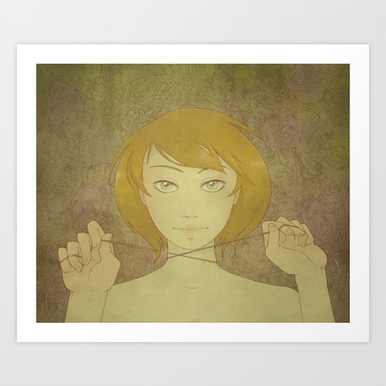 Abby - Roses Art Print
