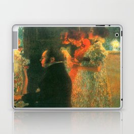 Gustav Klimt Schubert at the Piano Laptop Skin
