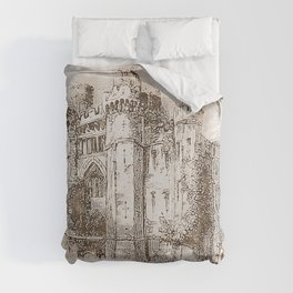 Ancient Medieval Castle Comforter