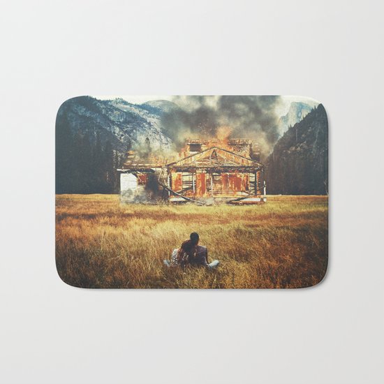 Burned Bath Mat