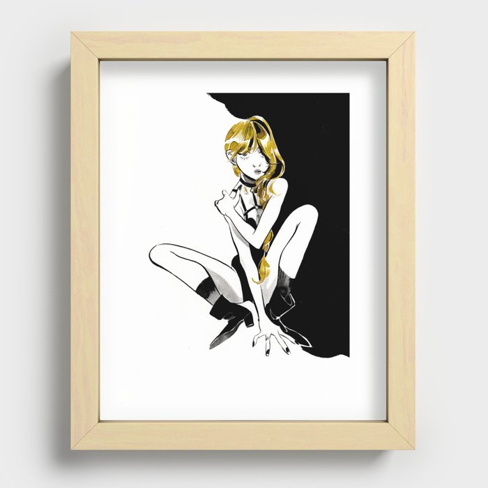 You're not the one Recessed Framed Print