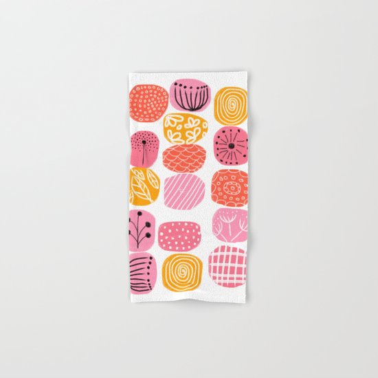 summer garden stories Hand & Bath Towel