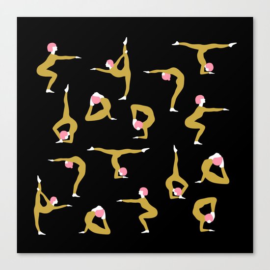 Yoga All Day Canvas Print
