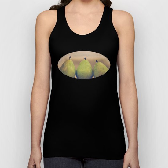 Three Green Pears Unisex Tank Top