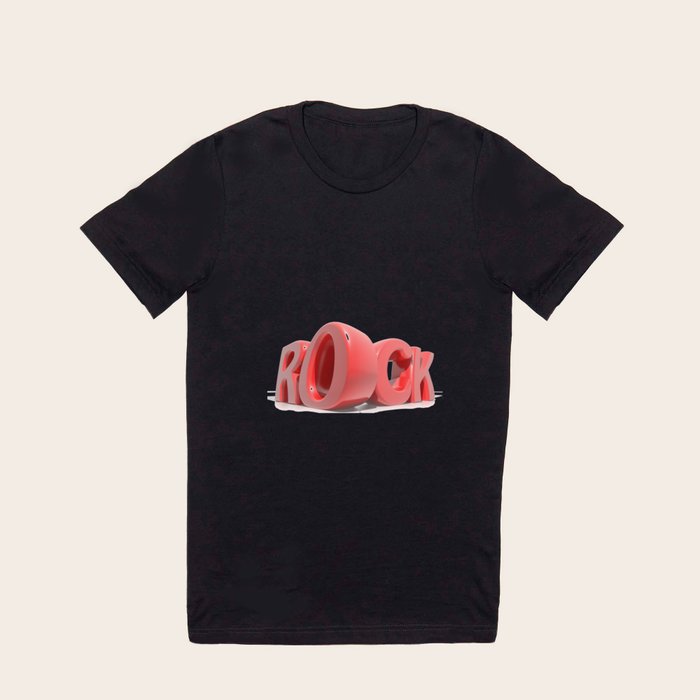 White t shirt red sale writing