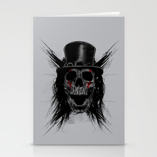 Skull Hat Stationery Cards