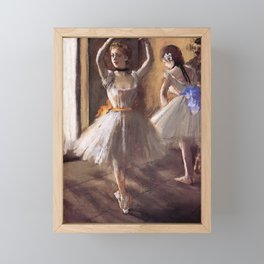 Edgar Degas' Ballet Dancer Framed Mini Art Print