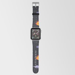 Space,planets,spaceship,moon,stars Apple Watch Band