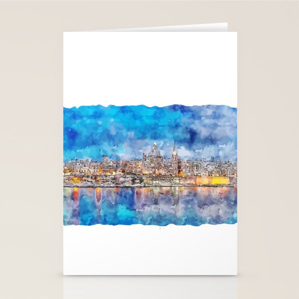 Malta trip souvenir Stationery Cards by Serenity by Alex Society6