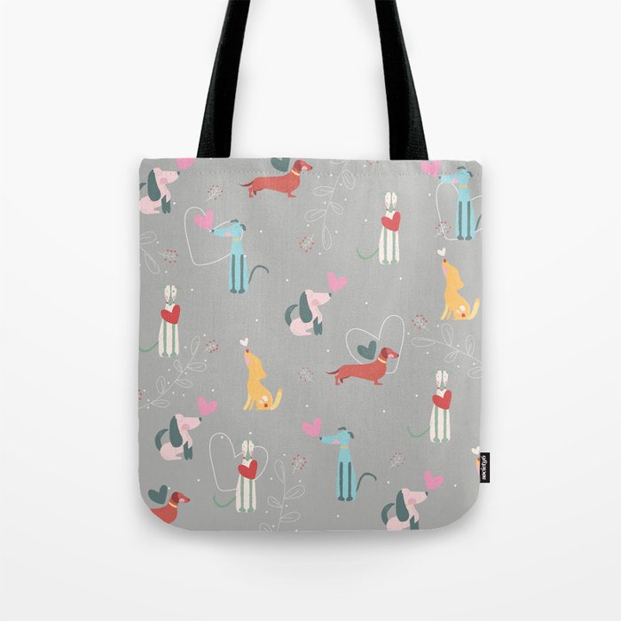 LOVE DOGS Tote Bag