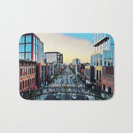 Columbus Streets Ohio Bath Mat