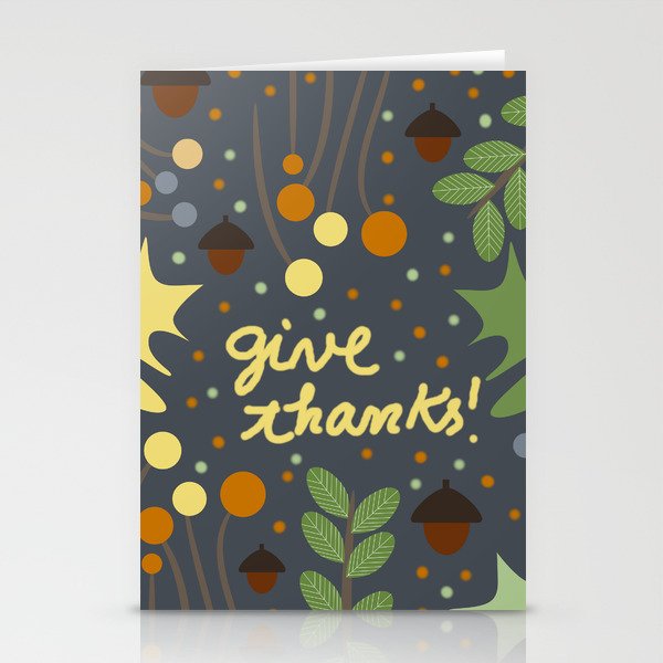 Give thanks Stationery Cards