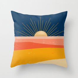 Here comes the Sun Throw Pillow