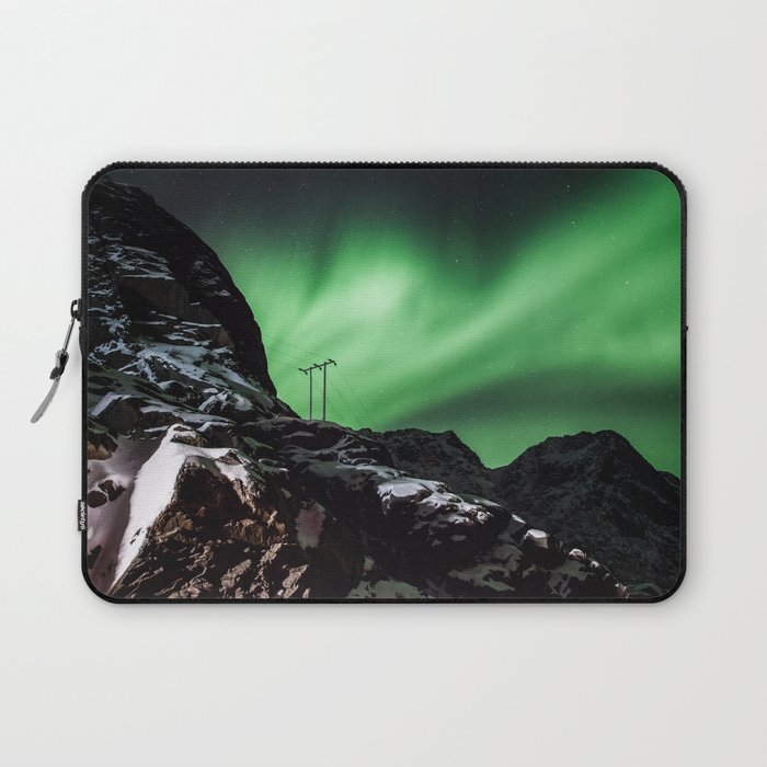Aurora in Lofoten, Norway (II) Laptop Sleeve