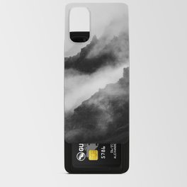 Foggy Mountains Black and White Android Card Case