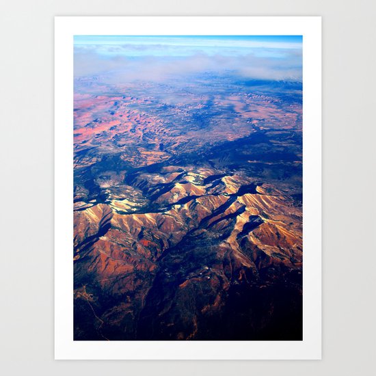 Rocky Mountains Art Print
