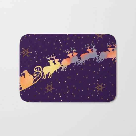 I dream of Santa Claus | Christmas Vision Bath Mat