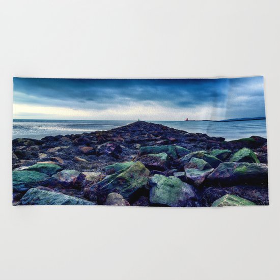 Road to the Sea Beach Towel