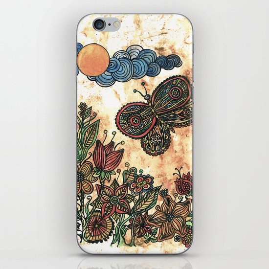Magical garden iPhone & iPod Skin