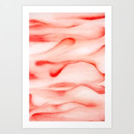 Reds Abstract No.3 Art Print