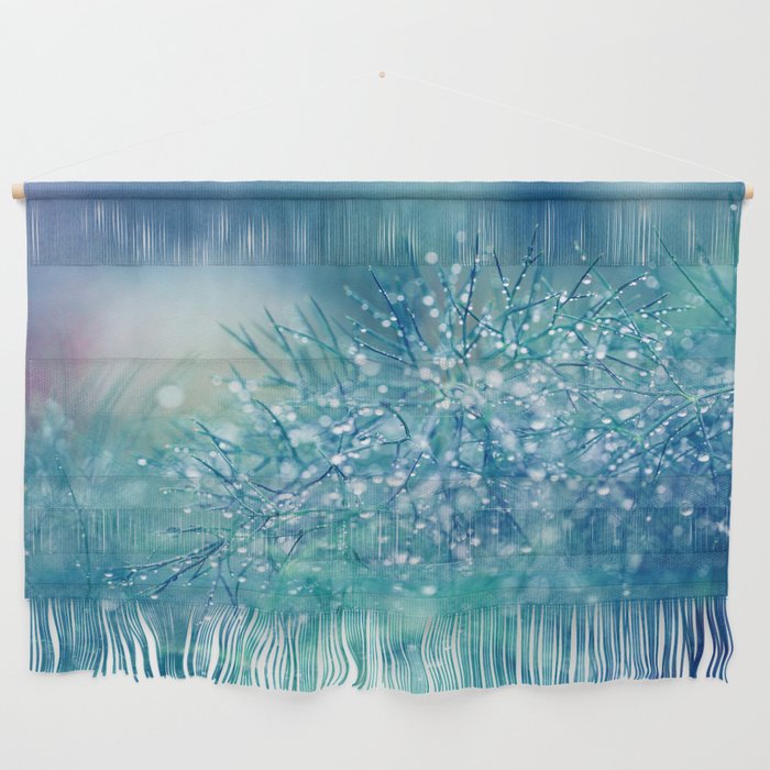Garden Whispers Blue Wall Hanging