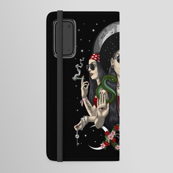Hecate Triple Moon Goddess Android Wallet Case