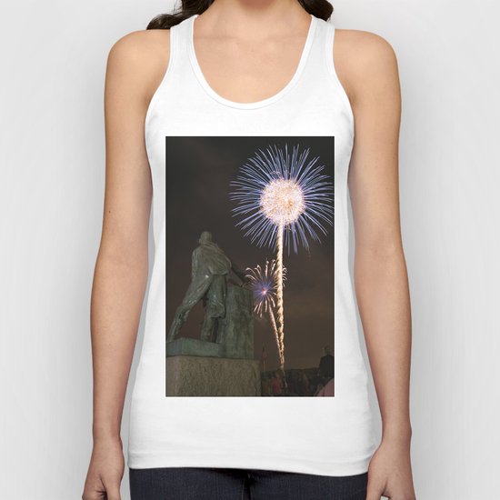 Fisherman's Memorial fireworks Unisex Tank Top