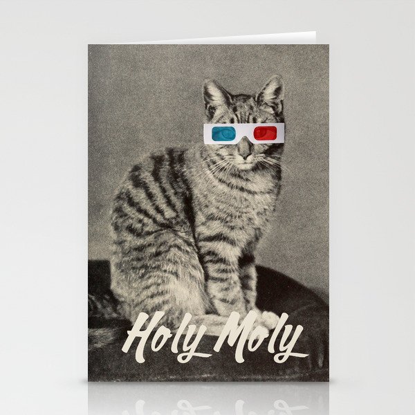 Holy Moly cat Stationery Cards