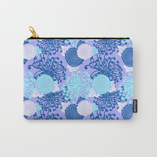 Art Deco Flowers Carry-All Pouch