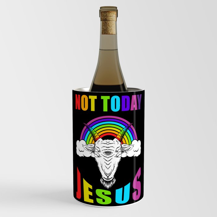 Not Today Jesus Wine Chiller