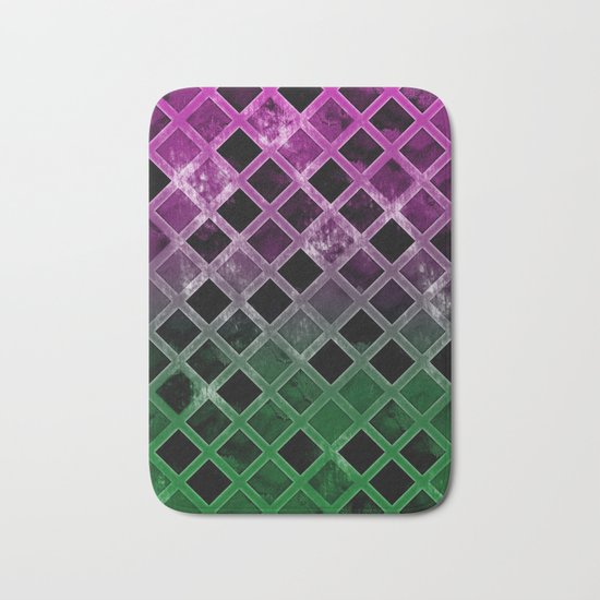 Abstract Geometric Background #7 Bath Mat