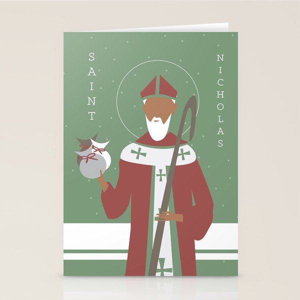 St Nicholas Icon Stationery Cards By Sarahduet Society6