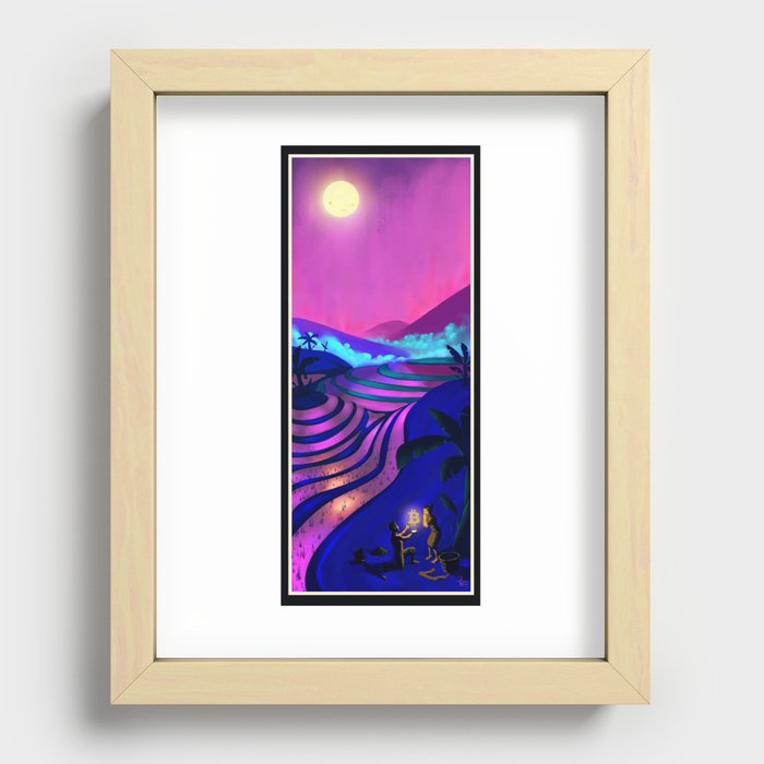 A token of love Recessed Framed Print