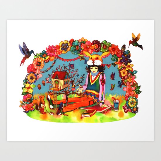 Hideaway Love Art Print