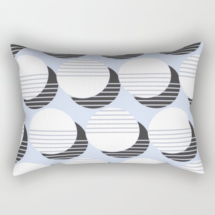 Simple Circle Pattern Rectangular Pillow