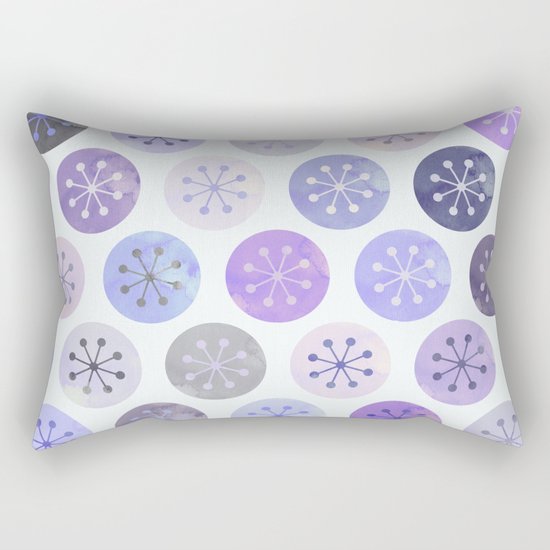 Watercolor Lovely Pattern VI Rectangular Pillow