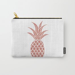 Rose Gold Pineapple Carry-All Pouch