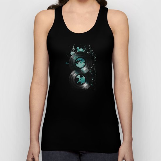 infinity vinyl Unisex Tank Top
