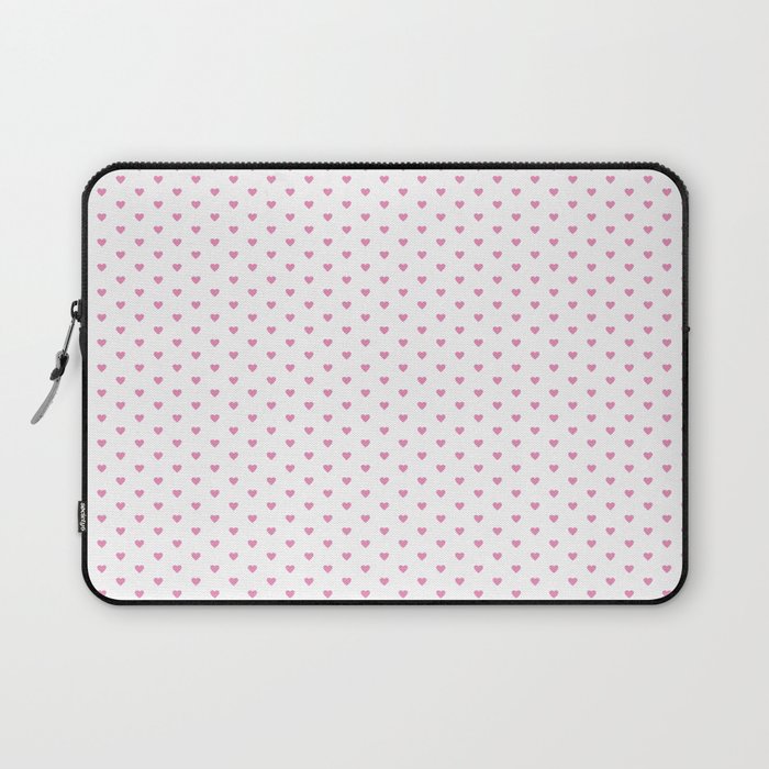 Small Hot Pink heart pattern Laptop Sleeve