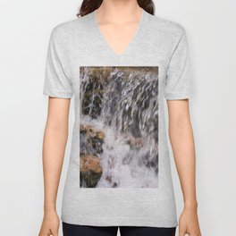 Waterfall Cascades V Neck T Shirt