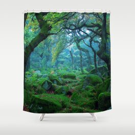 Enchanted forest mood Shower Curtain