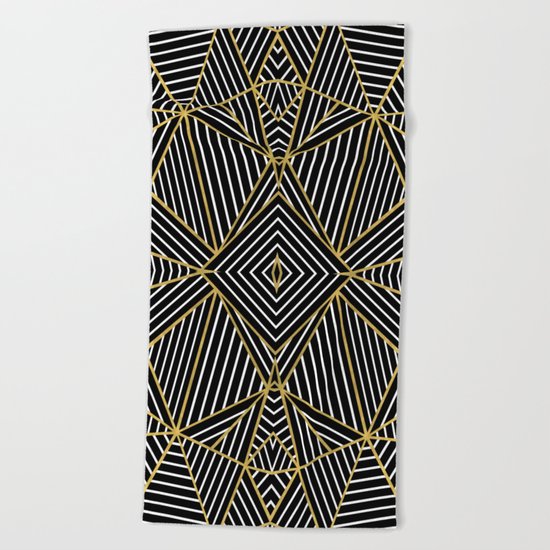 Ab Half Gold Beach Towel