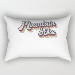 Mountain Bike cool retro vintage bicycle design Rectangular Pillow