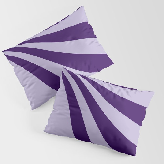 Purple Wave Pillow Sham